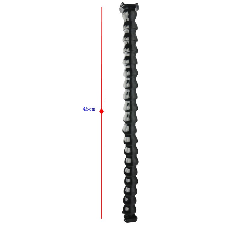 Montagem de Braço de Ganso do Peste Flexível de 19 Seções Para GoPro Xiaoyi Sjcam-2