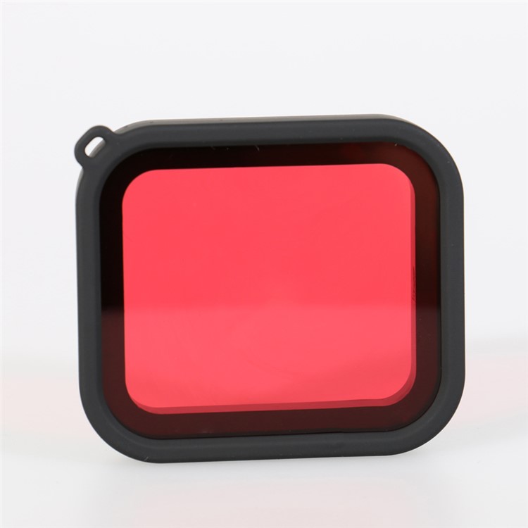 Caso de habitação impermeável + lente filtro vermelho para GoPro Hero 5-6