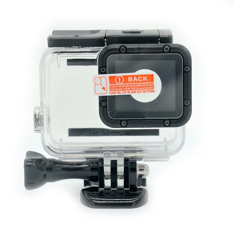 LINGLE Tempered Glass Screen Protector for GoPro Hero 5 Black (Camera Screen and Lens + Waterproof Housing Lens)-3
