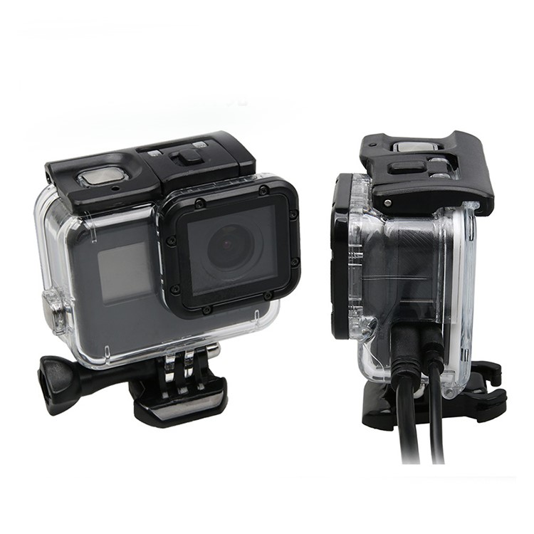 Cable-through Side Opening Protective Housing Case for GoPro Hero 5 Black Action Camera-1