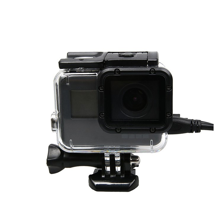 Cable-through Side Opening Protective Housing Case for GoPro Hero 5 Black Action Camera-5