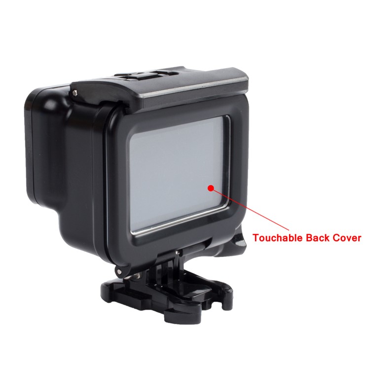 For GoPro Hero 5 Black 40M Waterproof Housing Protective Case with Touchable Back Cover-4
