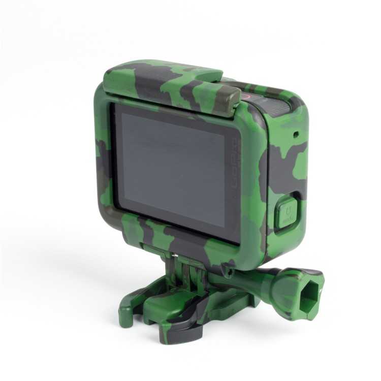 Housing Frame Cover with Thumb Screw for GoPro Hero 5 Black Action Camera - Green Camouflage-4
