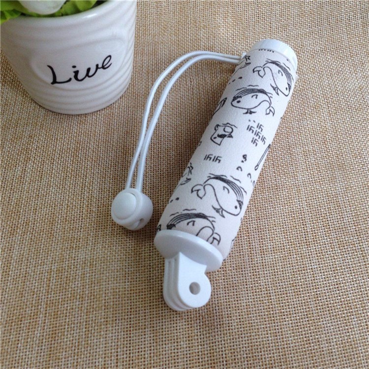 XIAOYI YI Non-slip Cartoon Pattern Floating Handle Bobber Grip for Xiaoyi 4K Action Camera - White-10