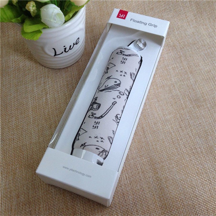 XIAOYI YI Non-slip Cartoon Pattern Floating Handle Bobber Grip for Xiaoyi 4K Action Camera - White-12