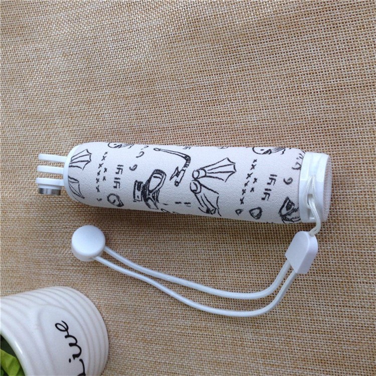 XIAOYI YI Non-slip Cartoon Pattern Floating Handle Bobber Grip for Xiaoyi 4K Action Camera - White-8