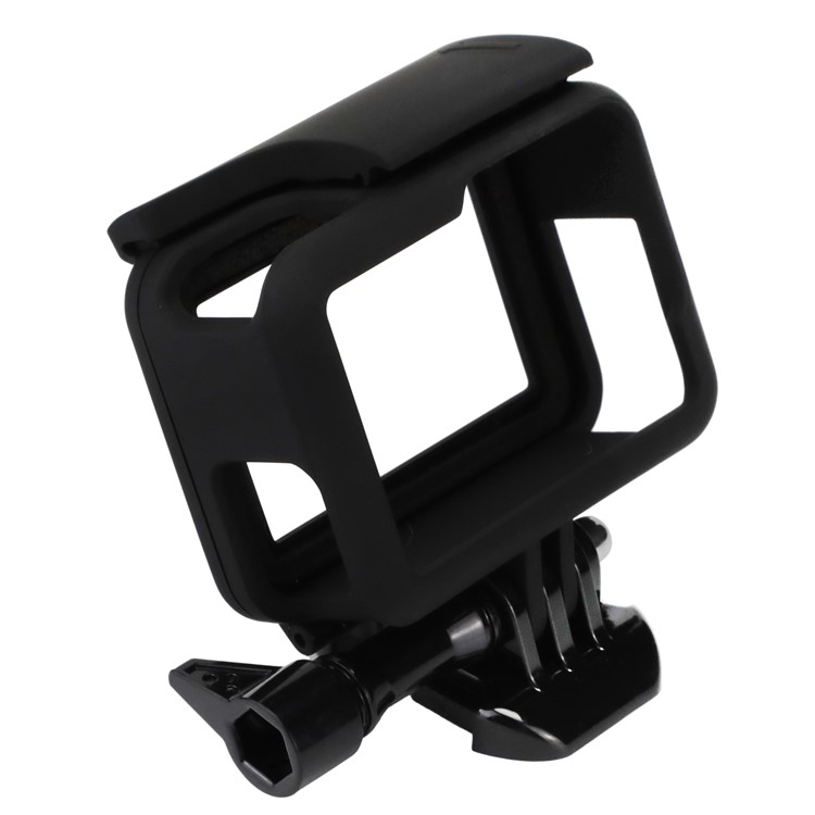 Cobertura Da Estrutura Da Carcaça Com Base Parafuso De Polegar Para Gopro Hero6 Black / Hero5 Black - Preto-6