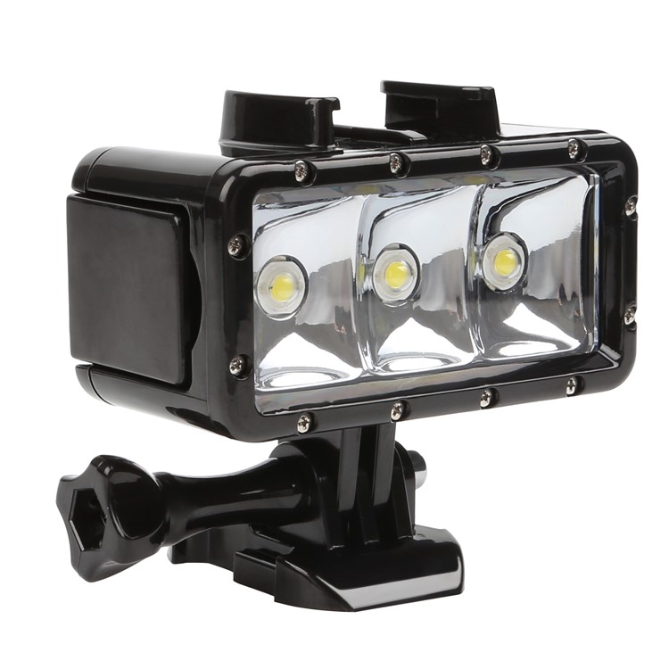 SHOOT Waterproof Diving Light Rechargeable Dimmable LED Lamp Set for GoPro / SJCAM / Xiaoyi etc-4