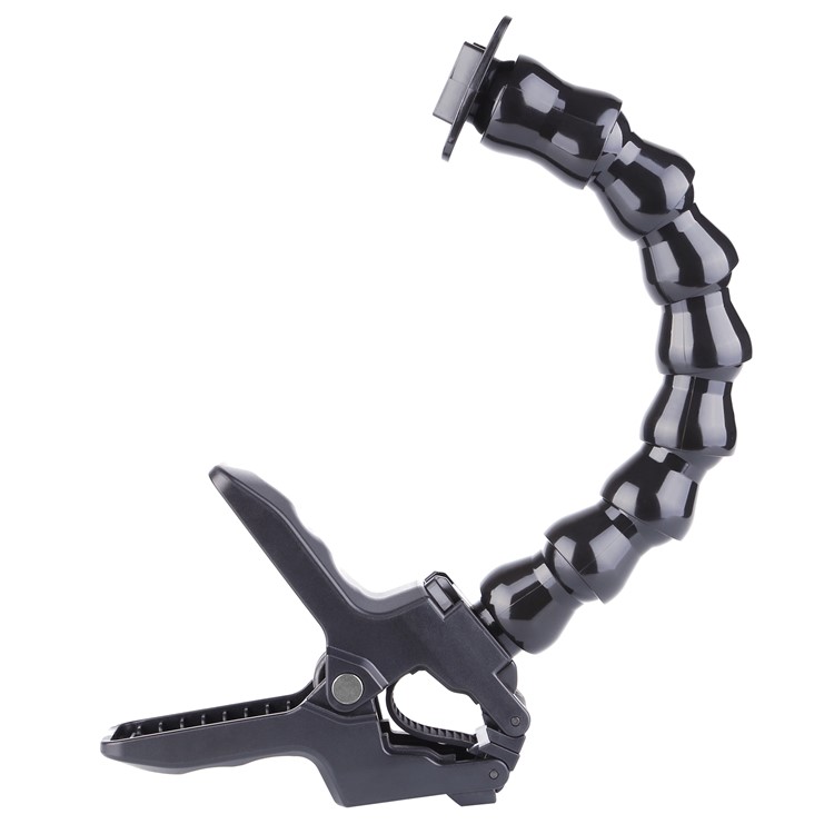Jaws Clamp Mount with Adjustable Gooseneck Arm for GoPro / SJCAM / Xiaoyi etc-3