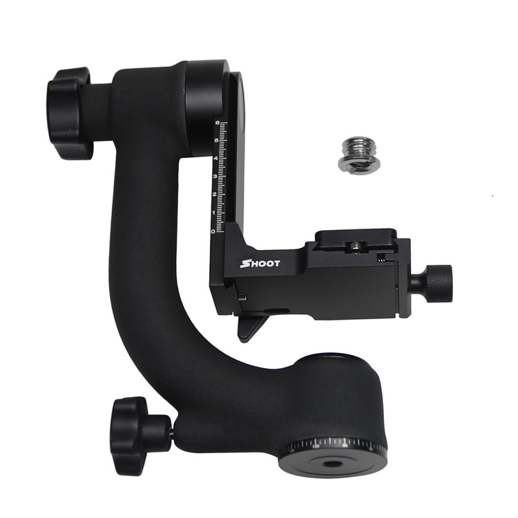 SHOOT 360-degree Panoramic Gimbal Tripod Head for GoPro/SJCAM/Digital SLR Cameras etc-1
