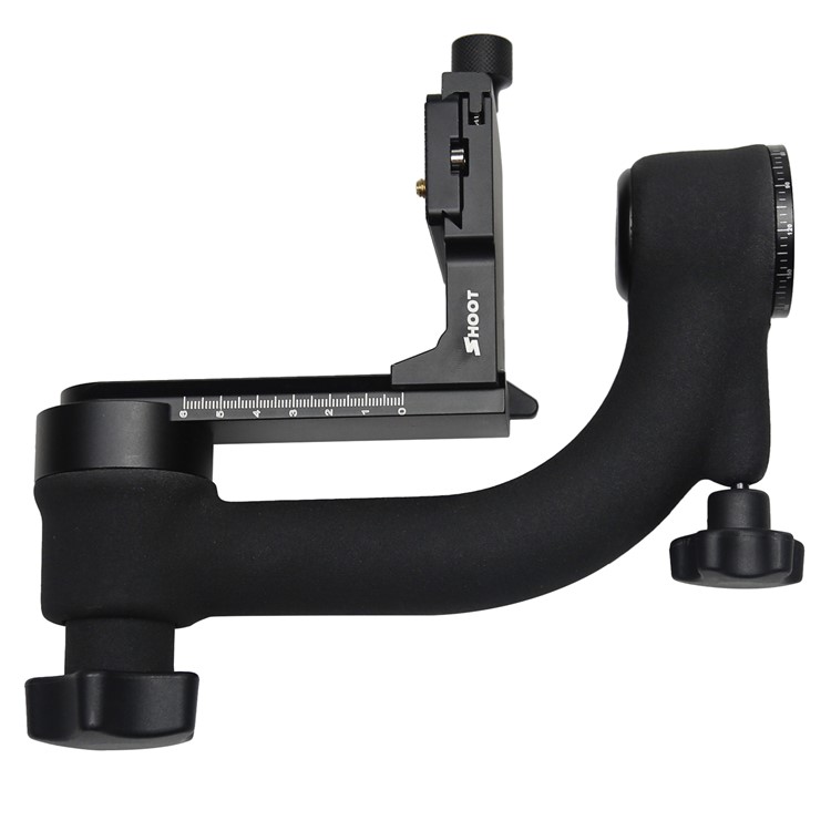 SHOOT 360-degree Panoramic Gimbal Tripod Head for GoPro/SJCAM/Digital SLR Cameras etc-3