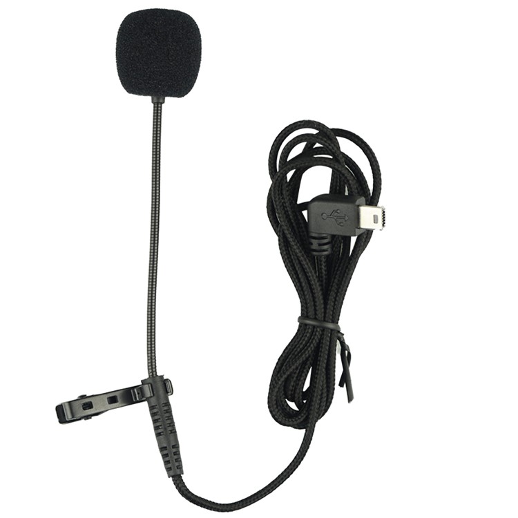SJCAM External Microphone with Metal Clip for SJCAM SJ6 / SJ7 / SJ360 Action Camera (Long Version) - Black-2