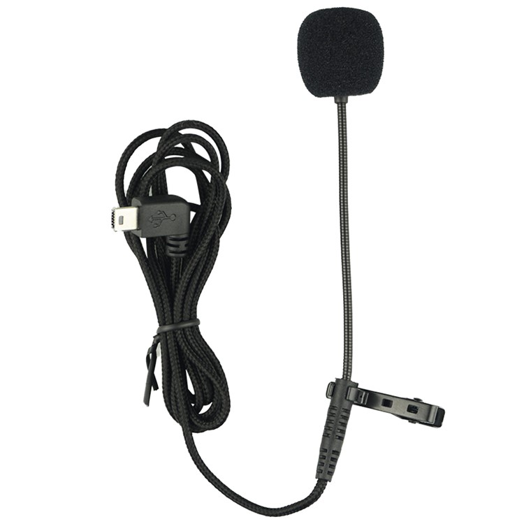 SJCAM External Microphone with Metal Clip for SJCAM SJ6 / SJ7 / SJ360 Action Camera (Long Version) - Black-3