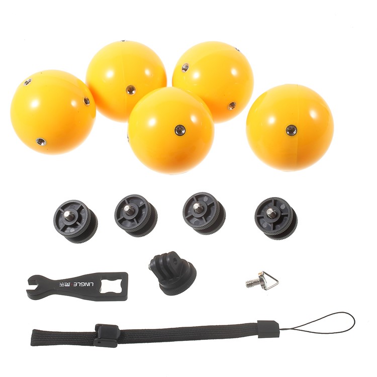 AT675 5Pcs Floating Buoyancy Ball Bobber Float for GoPro Hero5 Hero4 3 3+/ SJCAM SJ7000 SJ5000/ Xiaomi Yi Action-14