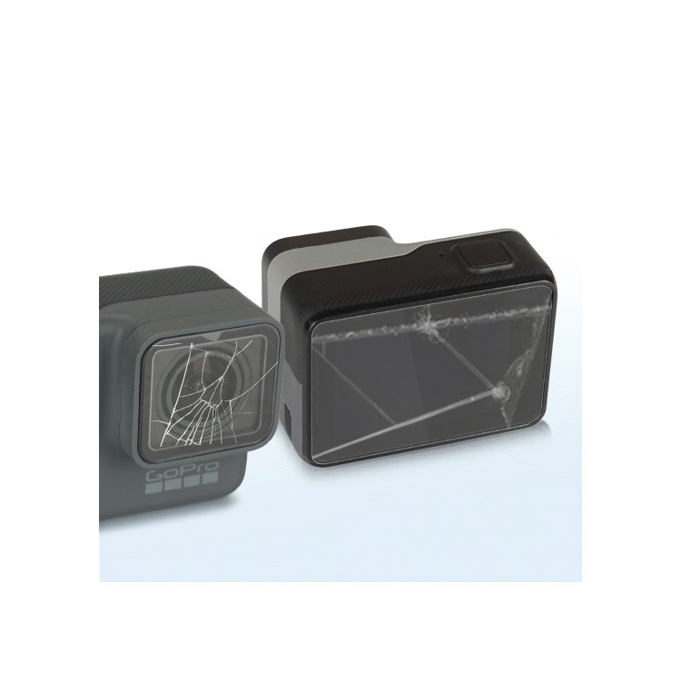 KINGMA Clear LCD Screen Protector + Lens Guard Film for GoPro Hero5 Black-3