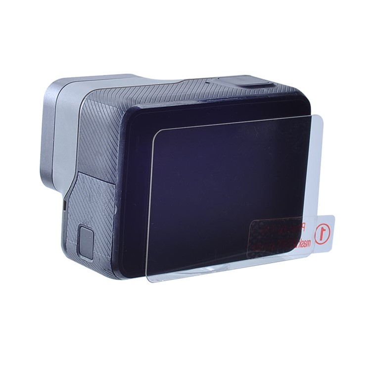 Housing Frame + Tempered-Glass Screen Protector + Lens Cap Cover Set for GoPro Hero 5 Action Camera-11