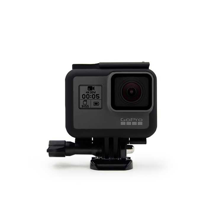 Housing Frame + Tempered-Glass Screen Protector + Lens Cap Cover Set for GoPro Hero 5 Action Camera-5