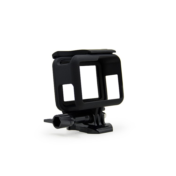 Housing Frame + Tempered-Glass Screen Protector + Lens Cap Cover Set for GoPro Hero 5 Action Camera-6