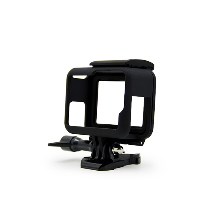 Housing Frame + Tempered-Glass Screen Protector + Lens Cap Cover Set for GoPro Hero 5 Action Camera-7