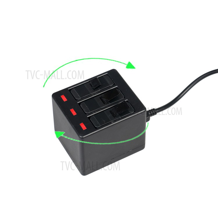 Triple Battery Charger with LED Indicators for GoPro Hero5 - Black-17