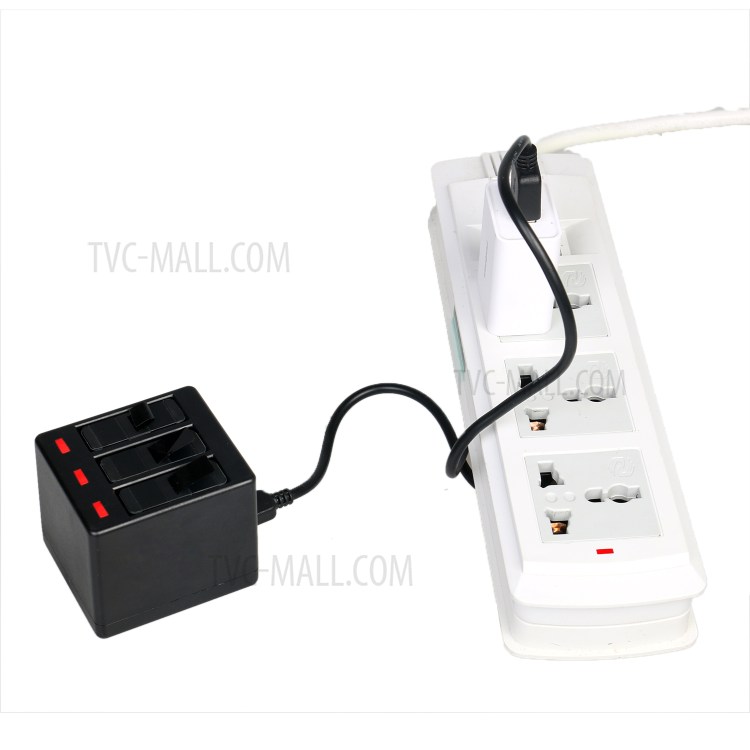Triple Battery Charger with LED Indicators for GoPro Hero5 - Black-19
