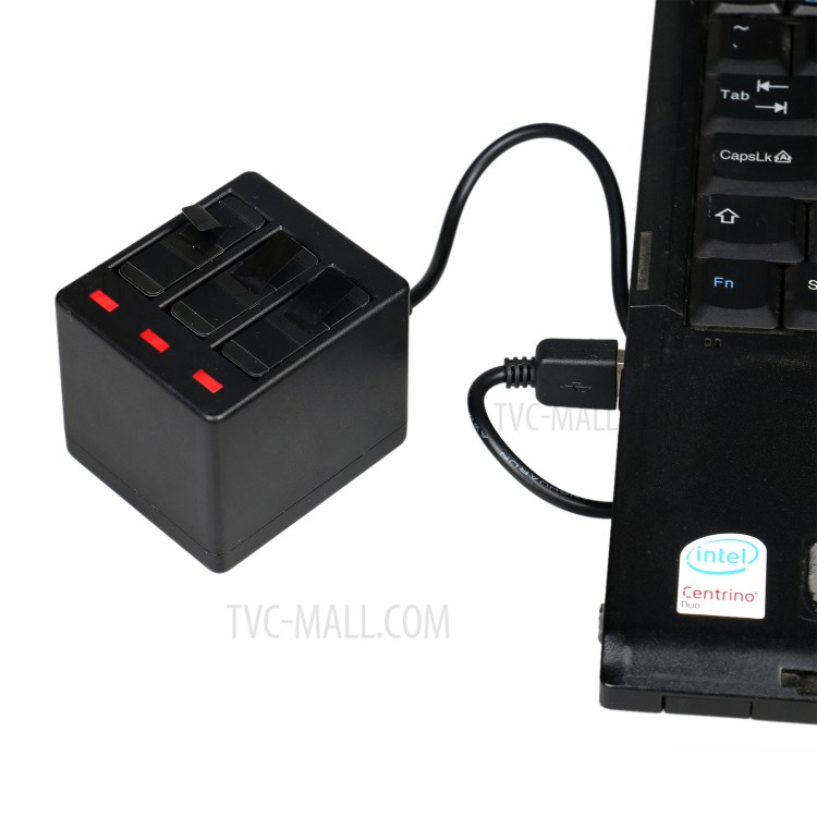 Triple Battery Charger with LED Indicators for GoPro Hero5 - Black-20