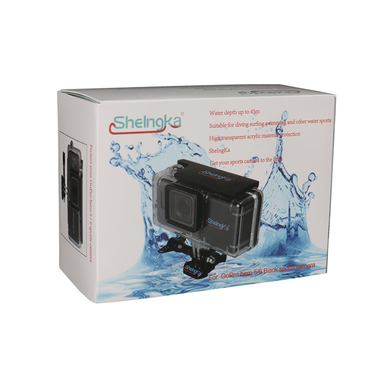 Waterproof Housing Case +2300mAh Side Power Backpack Extended Battery Kit for GoPro Hero 5-12