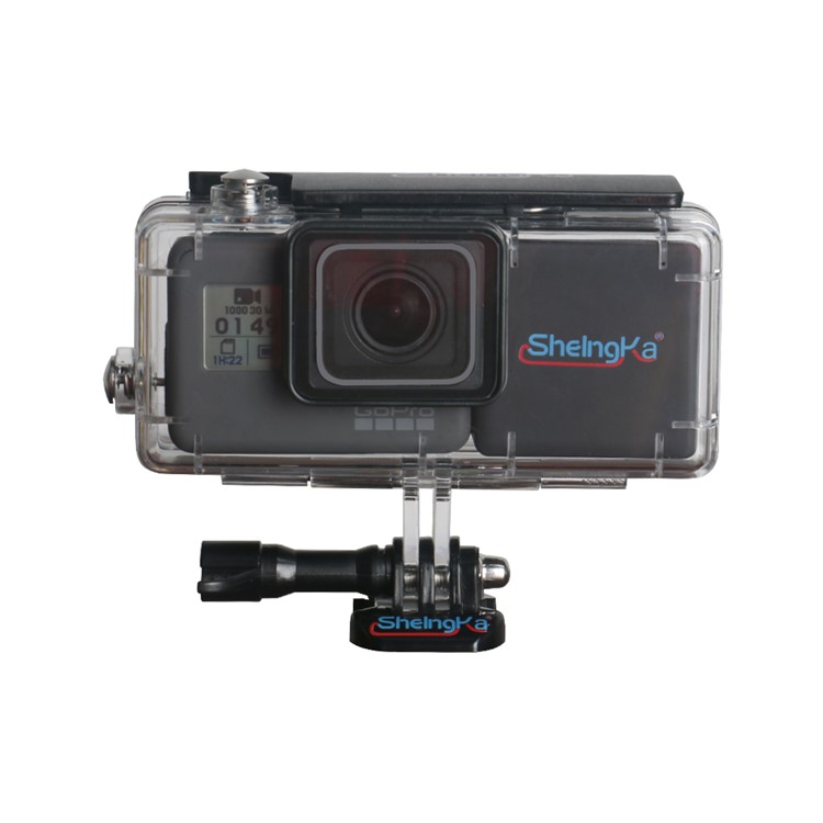 Waterproof Housing Case +2300mAh Side Power Backpack Extended Battery Kit for GoPro Hero 5-2