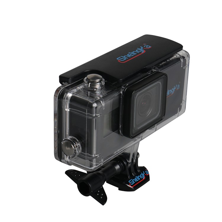 Waterproof Housing Case +2300mAh Side Power Backpack Extended Battery Kit for GoPro Hero 5-4