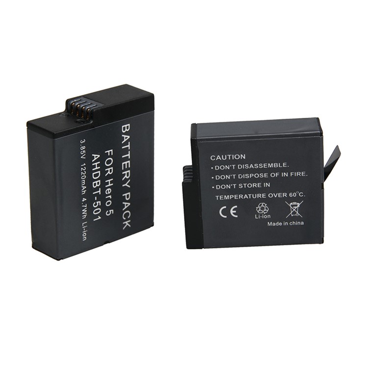 AT696 for GoPro Hero5 Rechargeable Battery Replacement 1220mAh-6