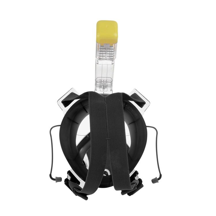 AT697 180-degree Full Face Snorkel Mask with Earplugs for GoPro Xiaomi Yi Camera Diving Set - Grey / Size: L/XL-6