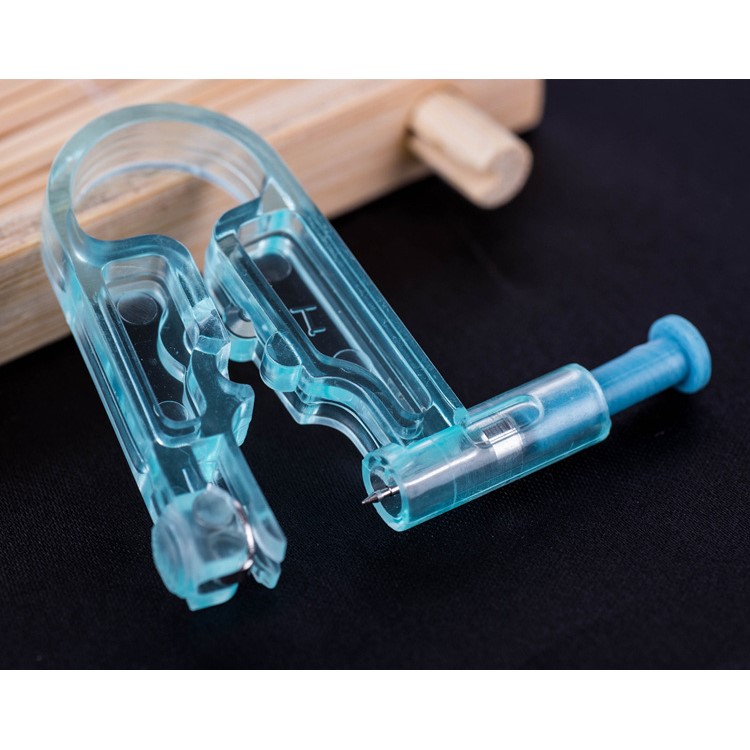 2Pcs/Set Disposable Safety Ear Piercing Gun Unit Tool with Ear Stud Asepsis Pierce Kit-3
