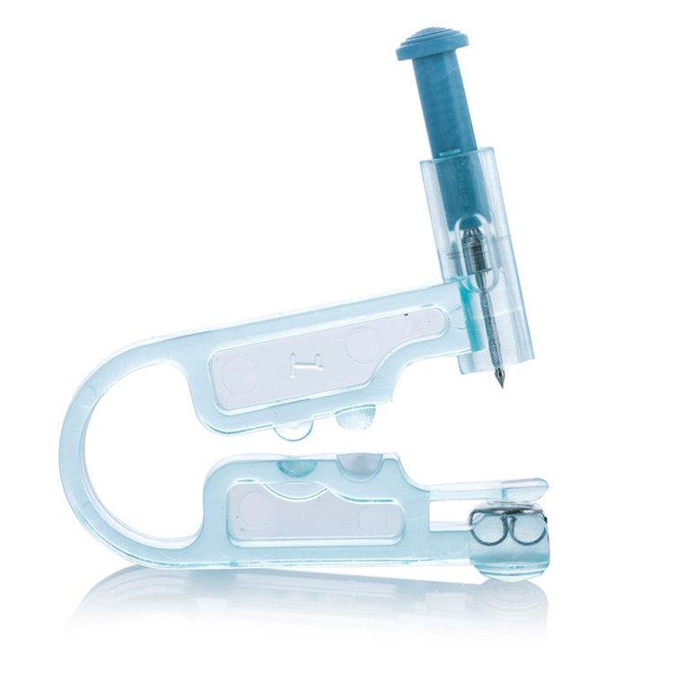 2Pcs/Set Disposable Safety Ear Piercing Gun Unit Tool with Ear Stud Asepsis Pierce Kit-4
