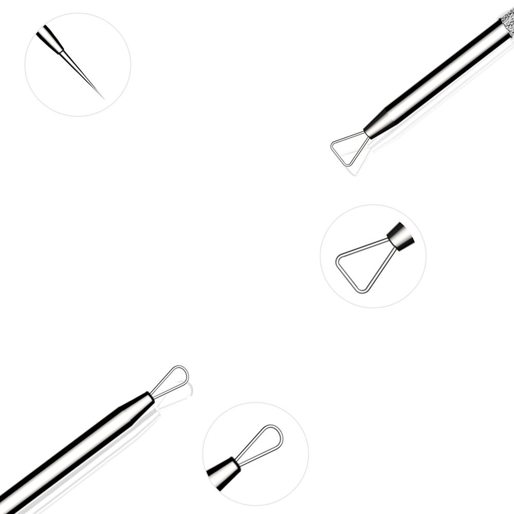 5PCS/Lot Blackhead Remover Pimple Comedone Extractor Tool Acne Removal Kit-7