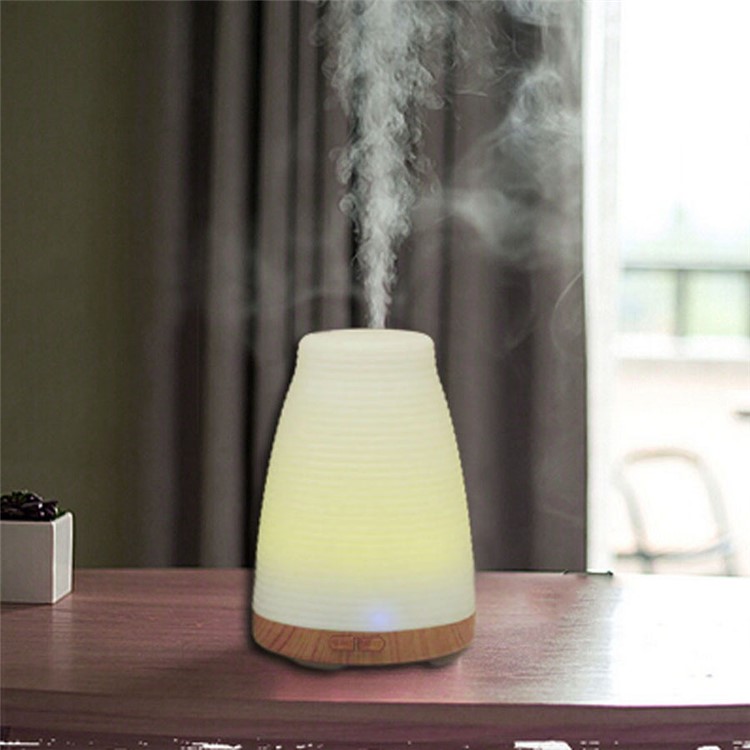 100ml Aroma Diffuser Humidifier with 7-Color LED Mood Light-1