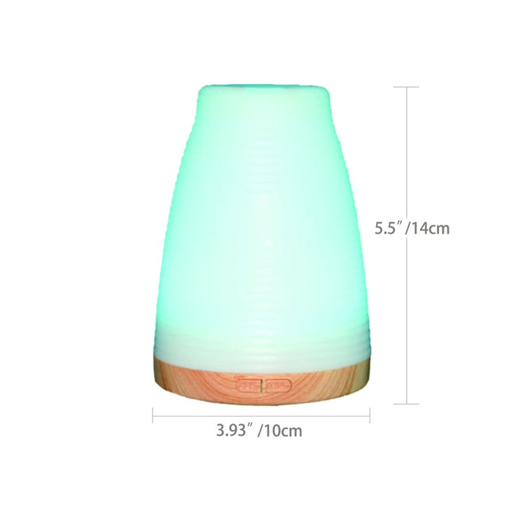 100ml Aroma Diffuser Humidifier with 7-Color LED Mood Light-3