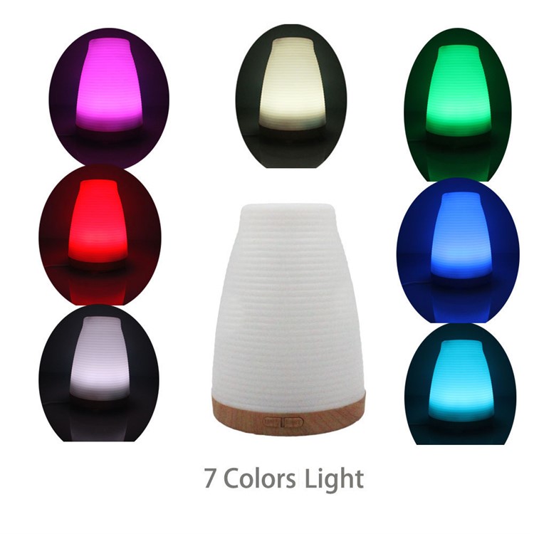 100ml Aroma Diffuser Humidifier with 7-Color LED Mood Light-4