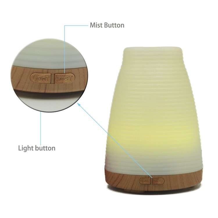 100ml Aroma Diffuser Humidifier with 7-Color LED Mood Light-6