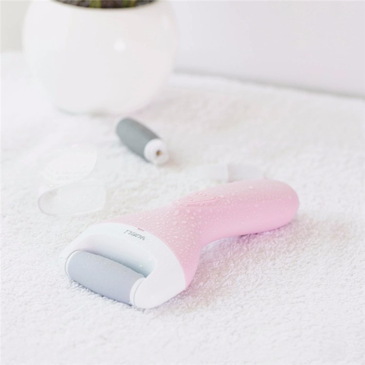 Waterproof Electric Foot File Tool Pedicure Foot Care Callus Remover - Pink-2
