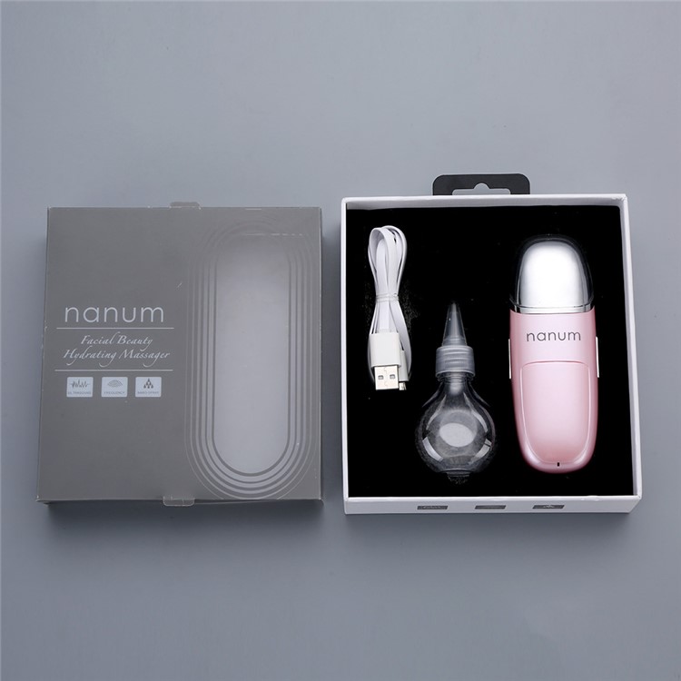NANUM Portable Beauty Facial Hydrating Massager Skin Care Instrument - Pink-22