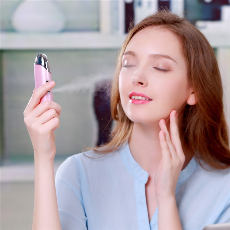 NANUM Portable Beauty Facial Hydrating Massager Skin Care Instrument - Pink-5