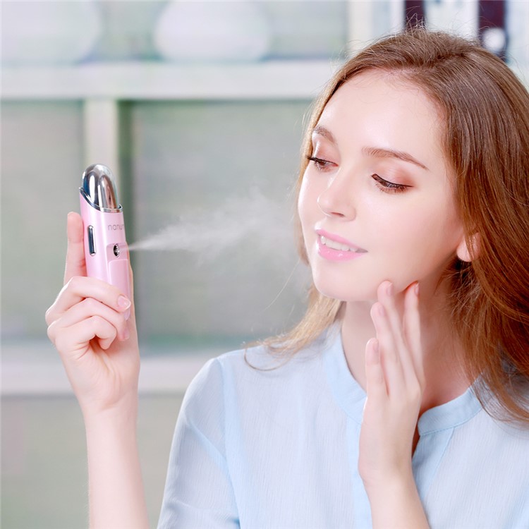 NANUM Portable Beauty Facial Hydrating Massager Skin Care Instrument - Pink-6