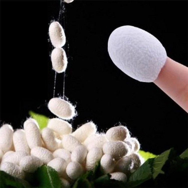 100Pcs/Set Natural Silkworm Cocoons Scrub Balls Facial Beauty Tool-1