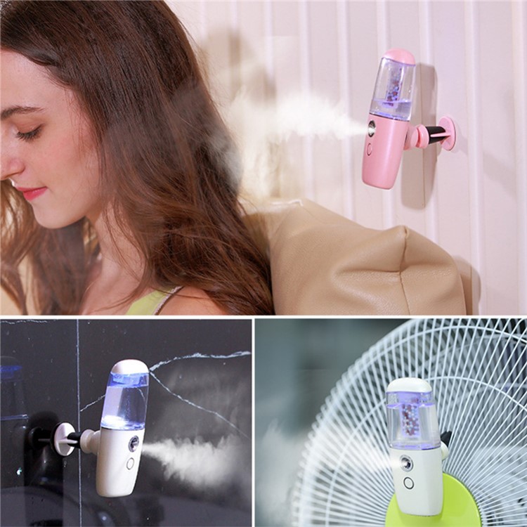 Portable Car Mini Humidifier Negative Ions Air Purifier USB Powered Diffuser Freshener - Apricot-14