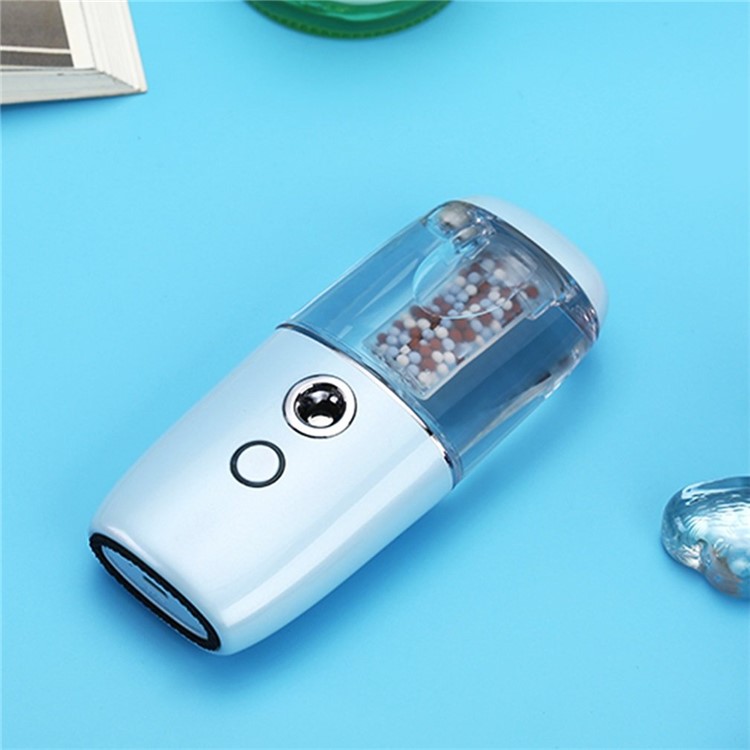 Portable Car Mini Humidifier Negative Ions Air Purifier USB Powered Diffuser Freshener - Apricot-5
