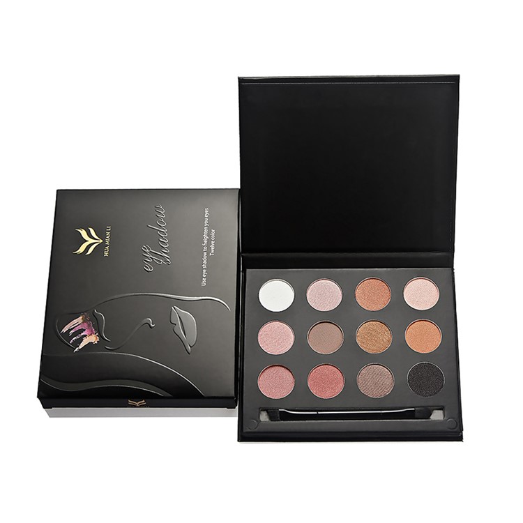 HUAMIANLI T5-1 Eye Shadow Eyebrow Powder Eyeliner Mascara Brush Cosmetic Eye Makeup Set-3