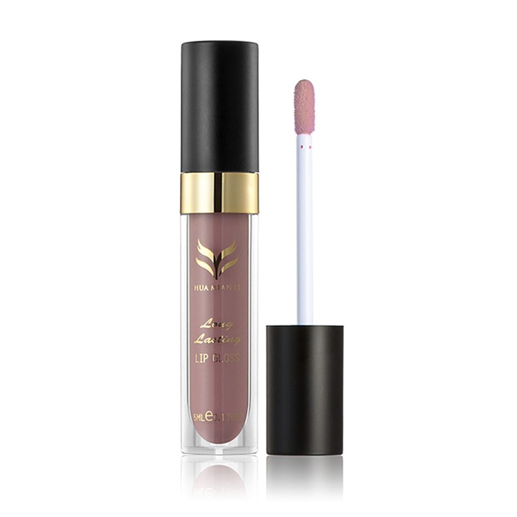 HUAMIANLI T6-2 6Pcs Cosmetic Makeup Set Pressed Powder Concealer Eyebrow Powder Lip Gloss Brush Puff-6