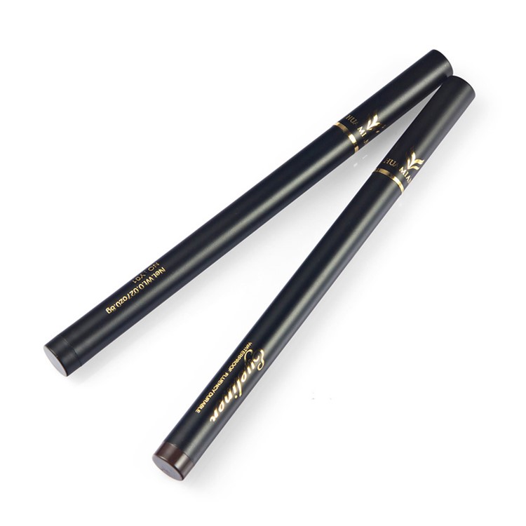 HUAMIANLI 2 Liquid Eyeliner Pens + Mascara and Eyelash Fibre Pen Cosmetic Makeup Set-6