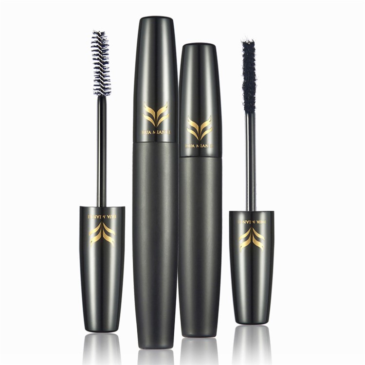 HUAMIANLI 2 Liquid Eyeliner Pens + Mascara and Eyelash Fibre Pen Cosmetic Makeup Set-8