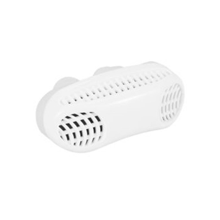 2 Em 1 Novo Anti Ronco Purificador De Ar Dispositivo De Suspensão De Ronco De Silicone - Branco-1